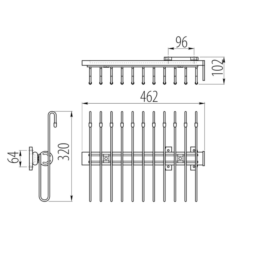Выдвижная брючница GTV