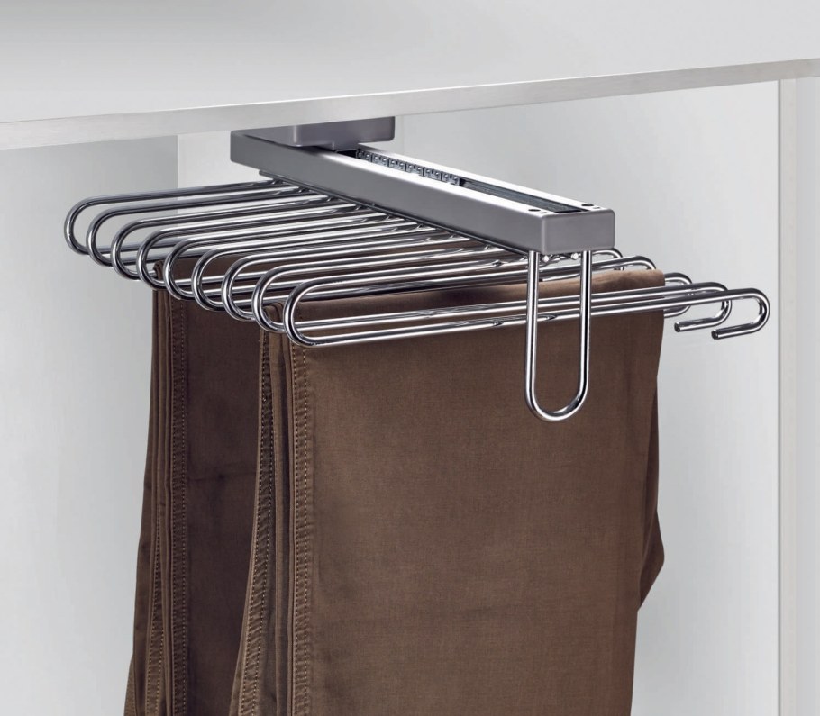 Вешалка для брюк выдвижная, в80*ш325*г435, хром, арт. Gr111s.000cp