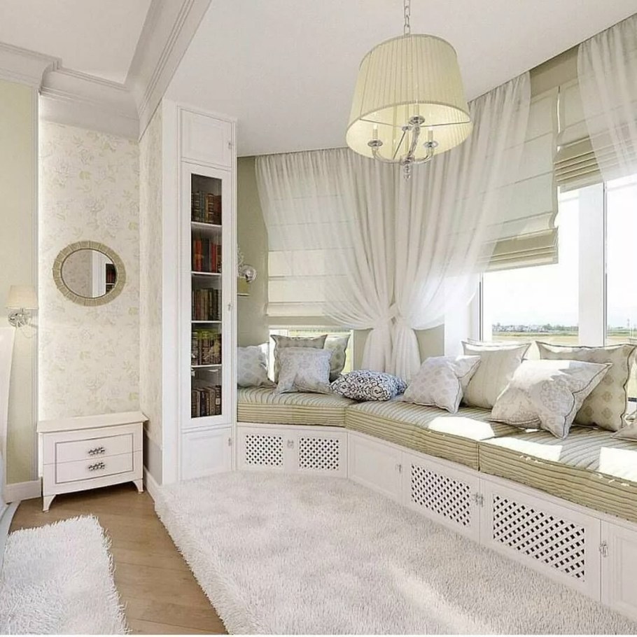 Спальня с эркером