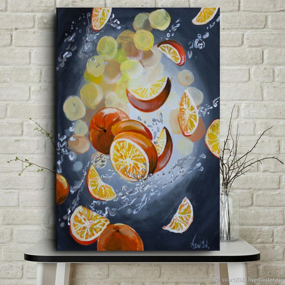 Интерьерная картина апельсин