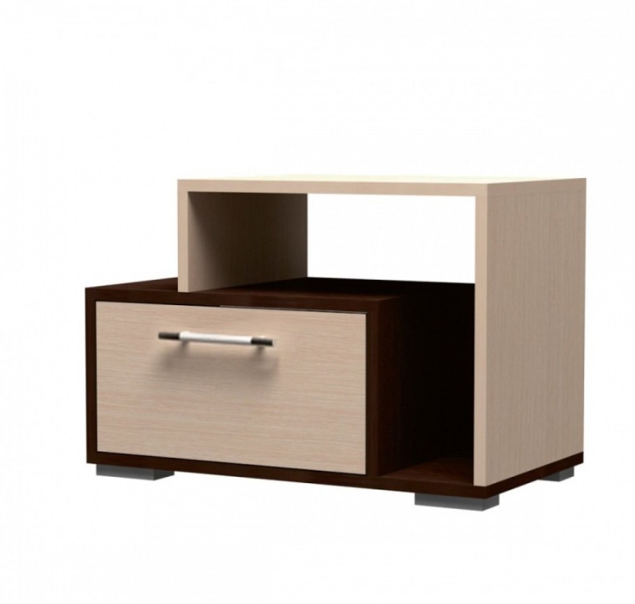 Тумба прикроватная Эрика (410*400*380) венге/дуб мол (ТЭКС мебель)