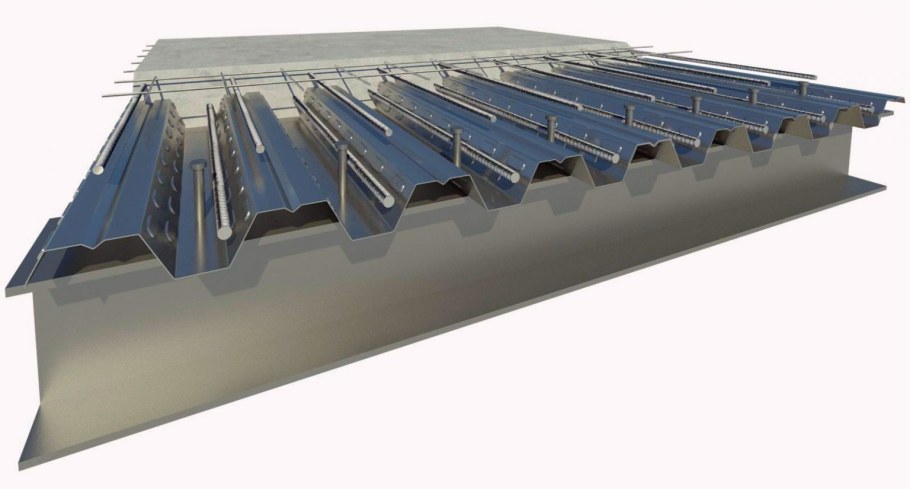 Профлист для перекрытия h50