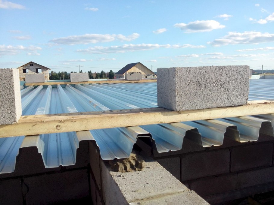 Перекрытие по профлисту нс75