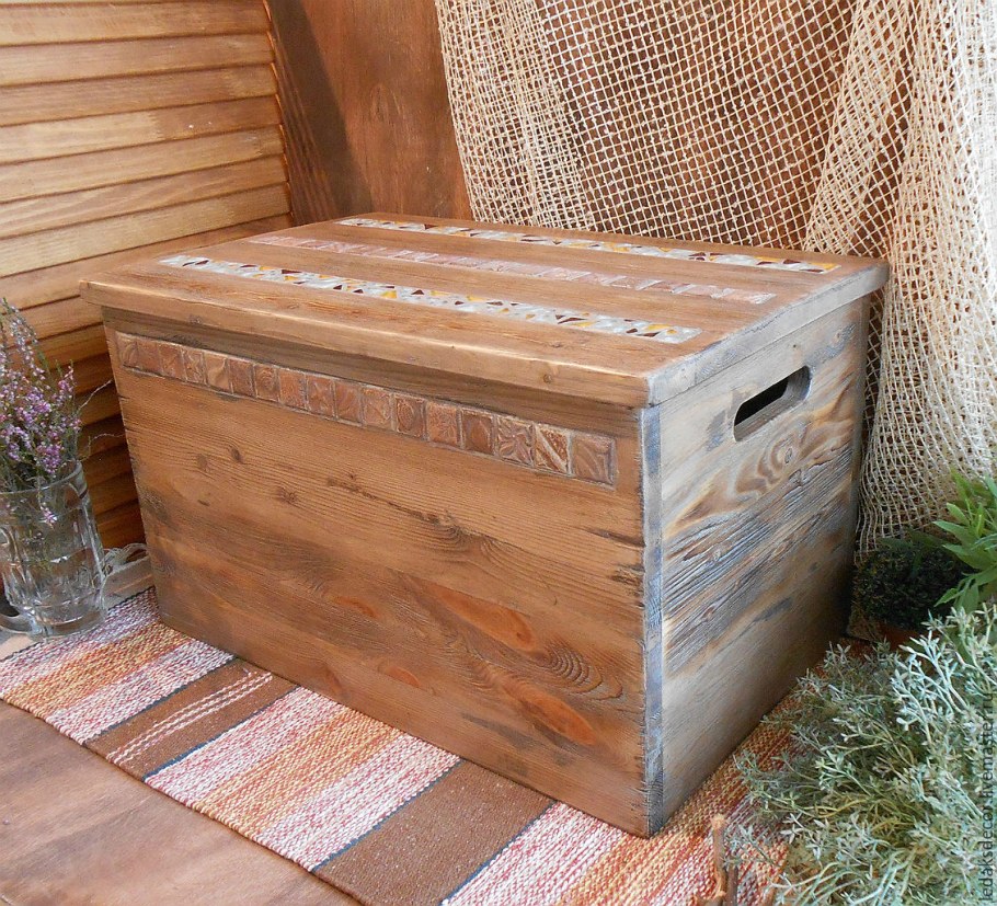 Сундук деревянный Сканди