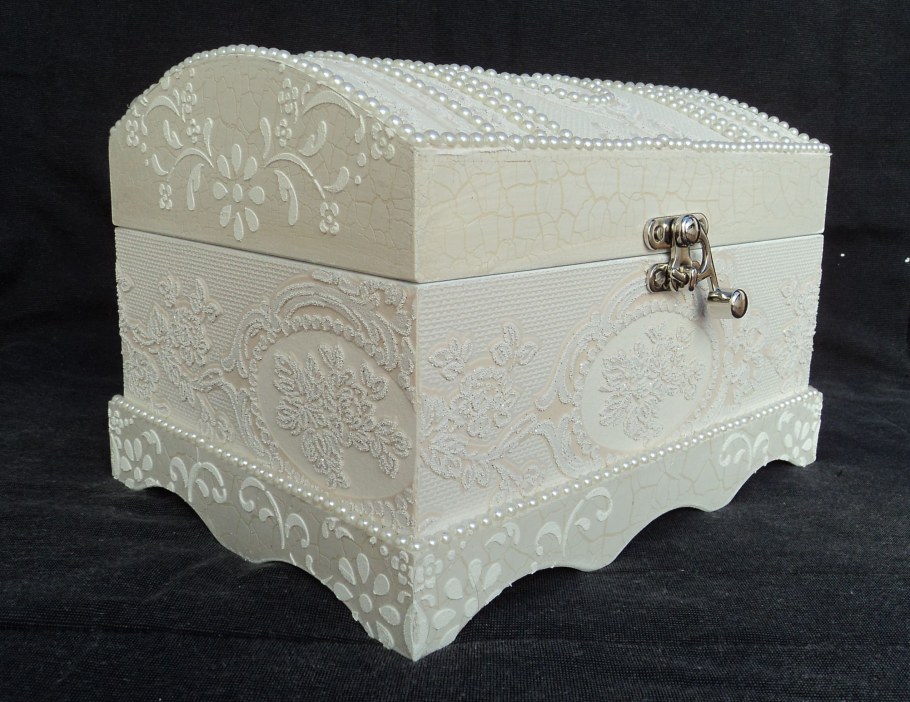 Свадебная коробочка декупаж