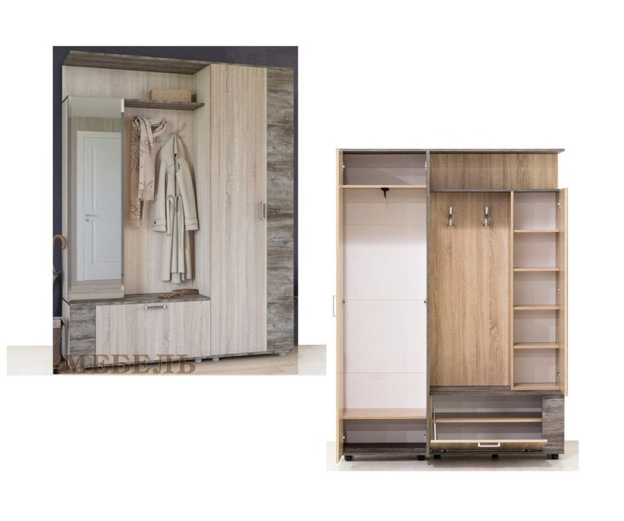 Прихожая визит дуб сонома сосна Джексон