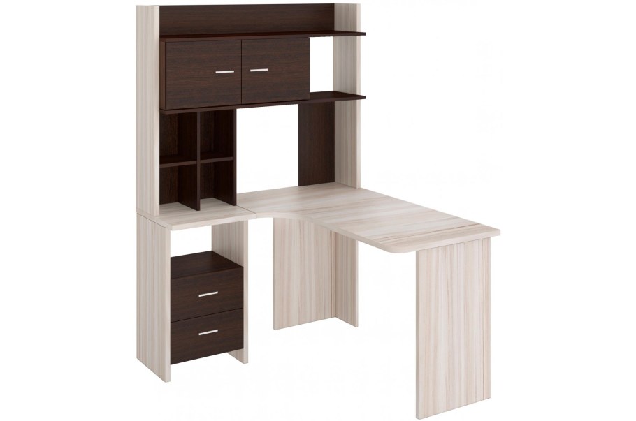 Компьютерный стол Мэрдэс скл-угл130+нклх120