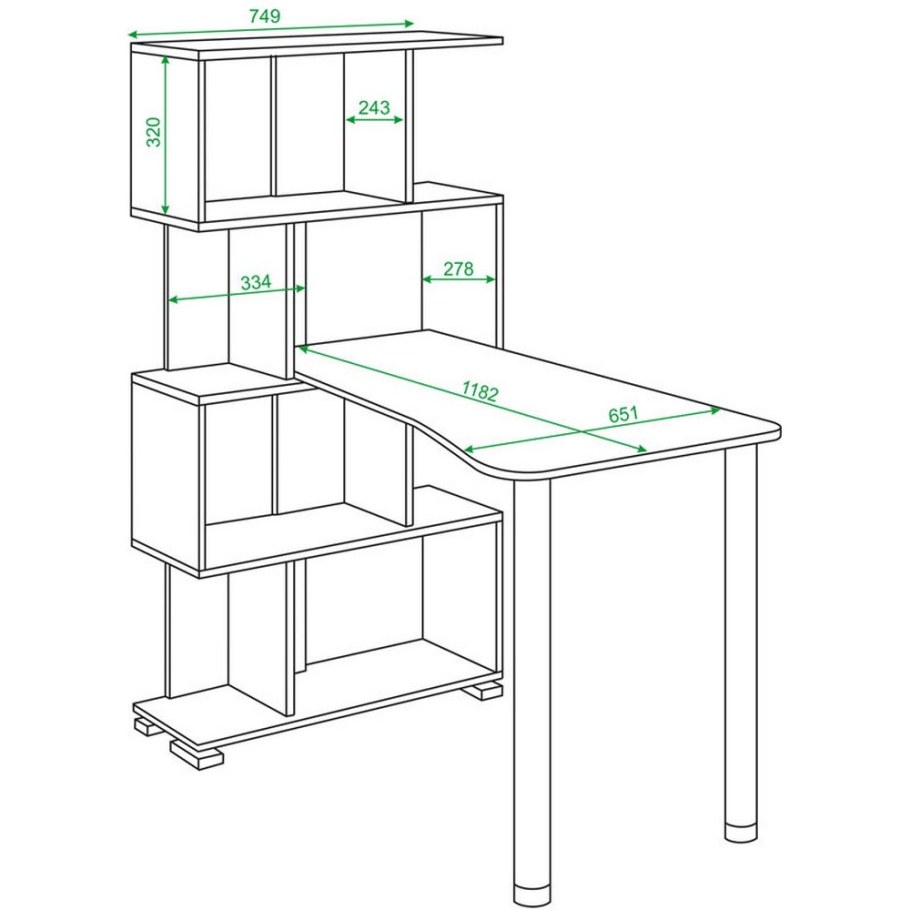 Стол компьютерный Домино сл5ст2