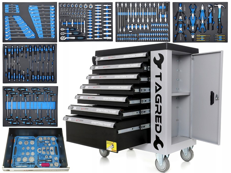 Инструментальная тележка Licota AWX-2602rsk01 габариты