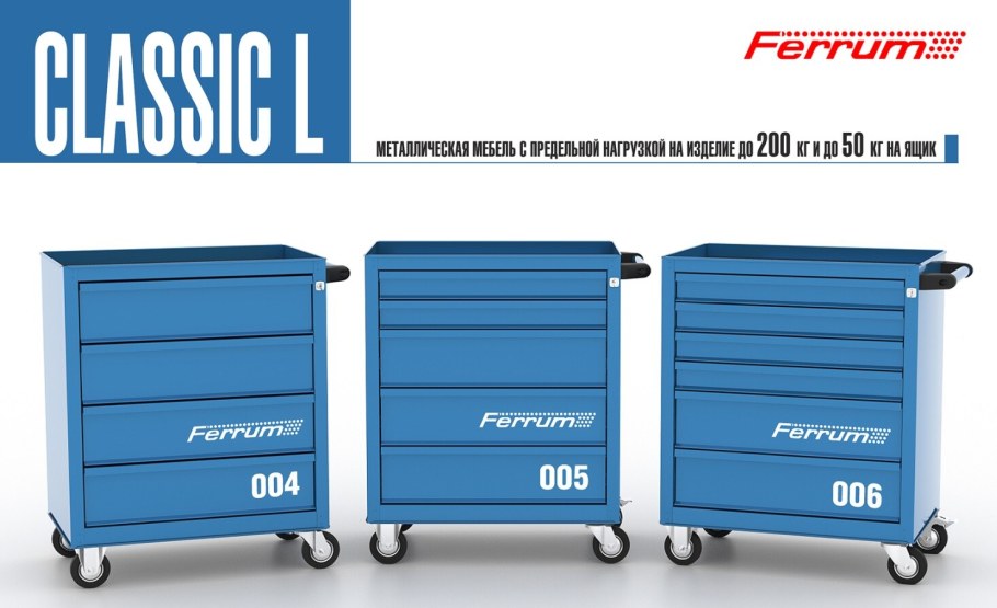 Тележка инструментальная Ferrum 106m