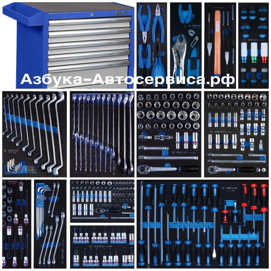 RC02.2818.p7 тележка инструментальная с набором инструмента 138 предметов