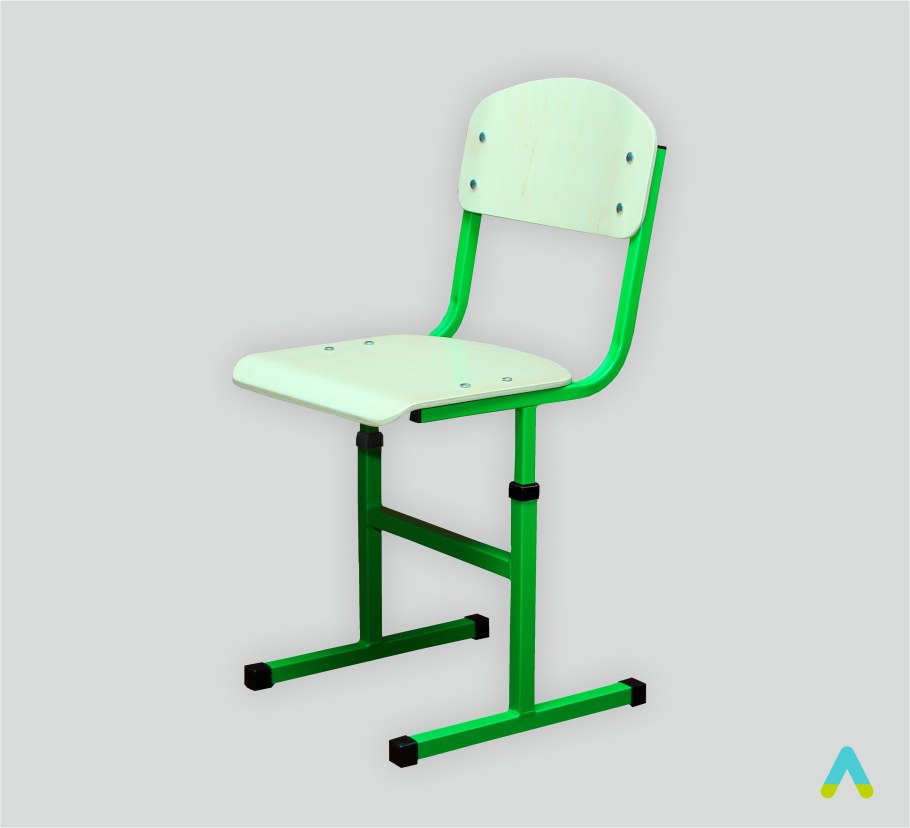 Стул ученический пластиковый регулируемый по высоте от 420мм