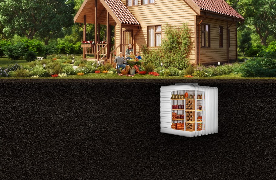 Погреб пластиковый для дачи