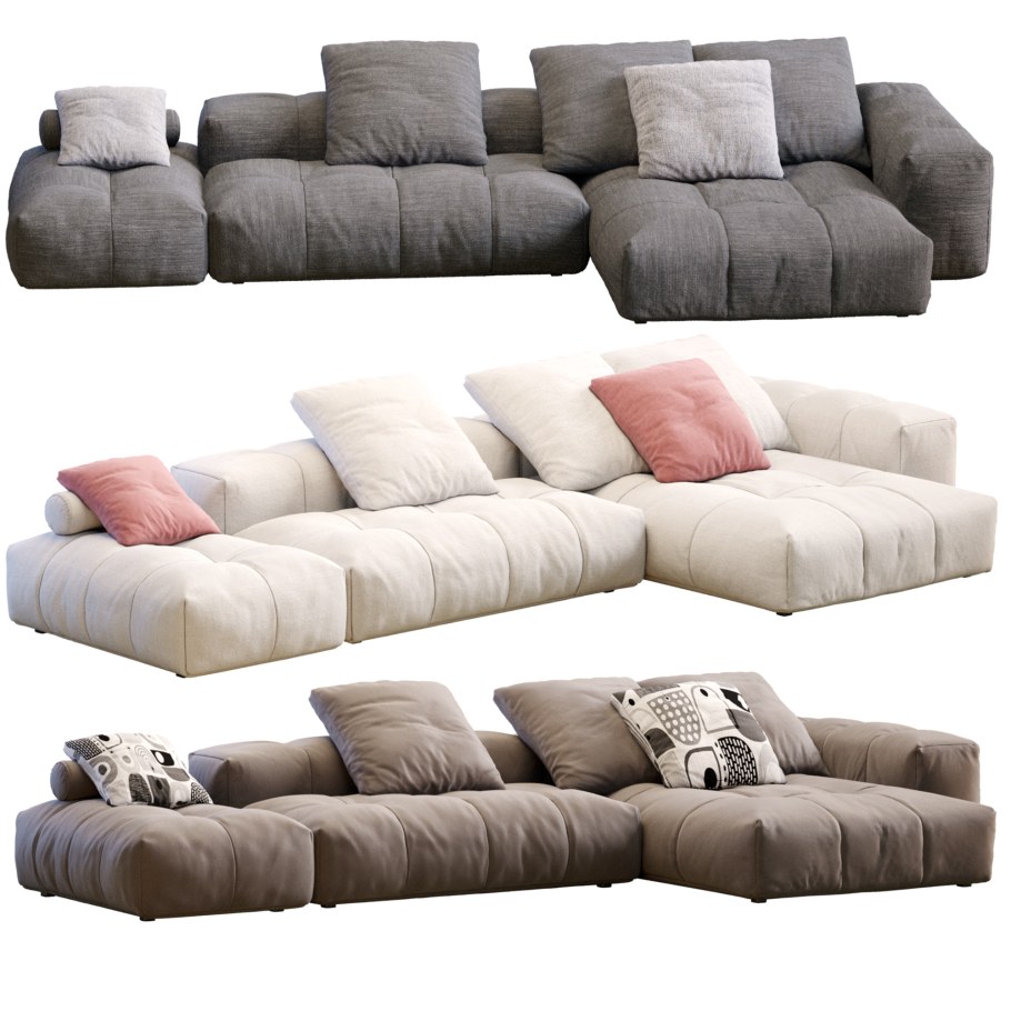 Диван 3д модель