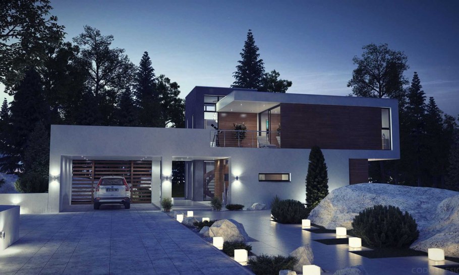 Современный стильный дом