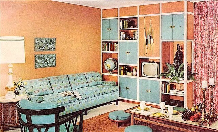 Ретро комната 60х СССР