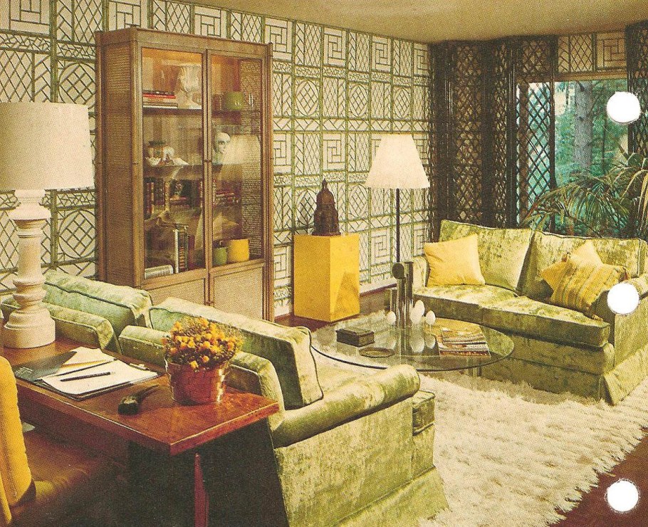 Интерьер 1960 Франция