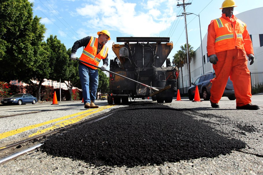 Новая технология укладки асфальта