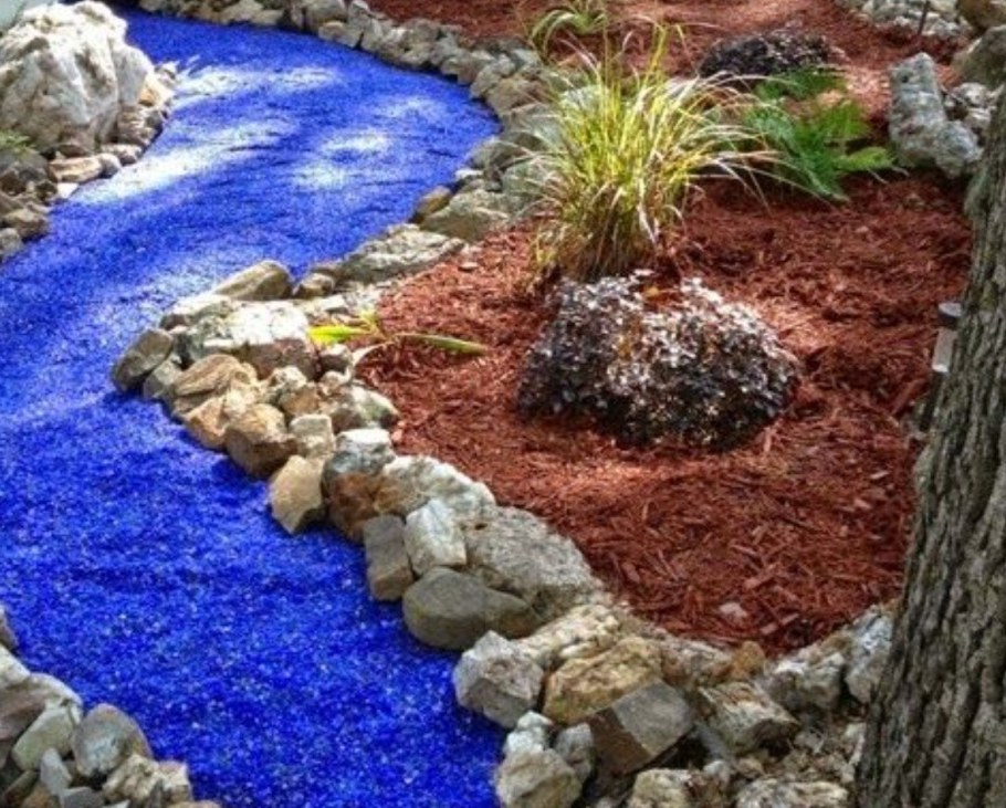 Сухой ручей с прудиком