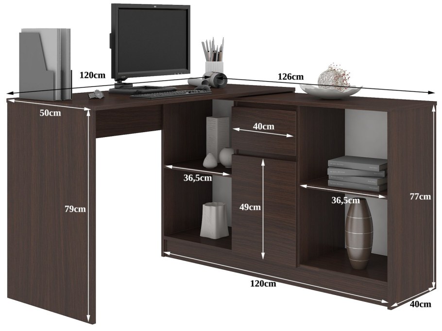 Компьютерный стол с комодом