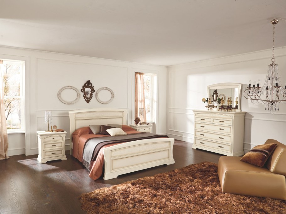 Спальня Aurora Avorio итальянская мебель фабрики Venier