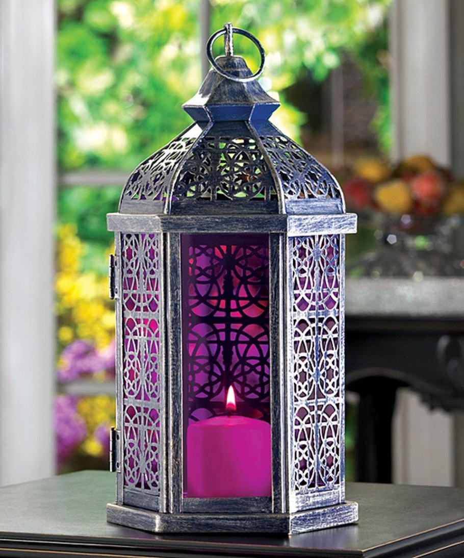 Фонарик со свечкой внутри