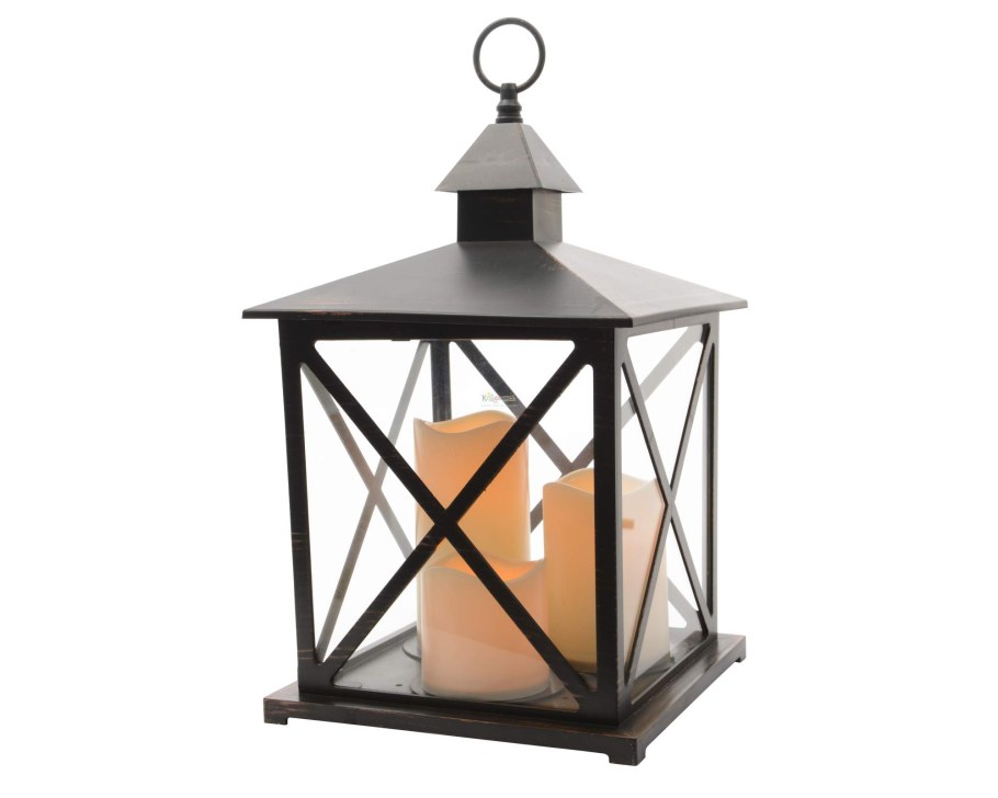 Латерна фонарь со свечой led