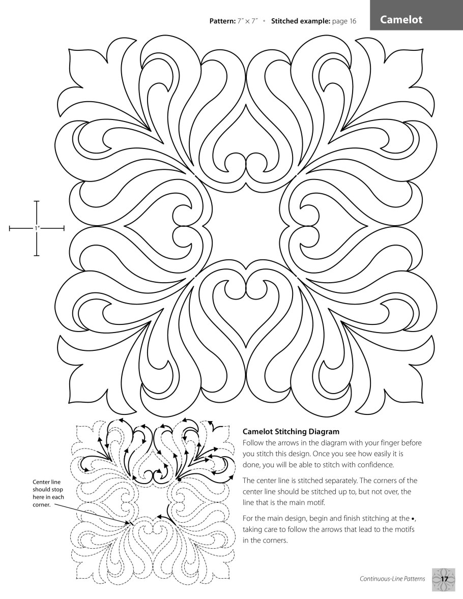Схемы для Стежки трапунто