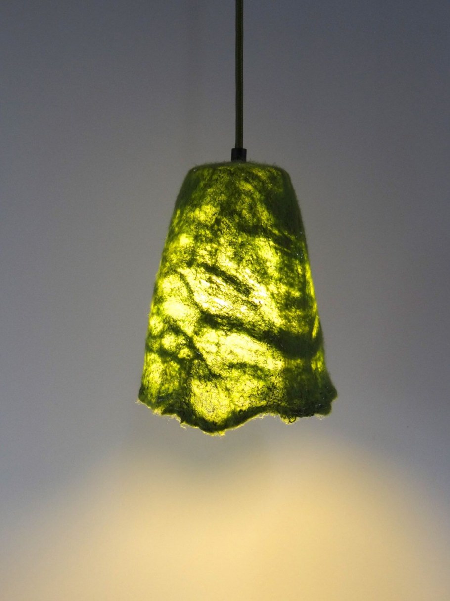 Валяный светильник