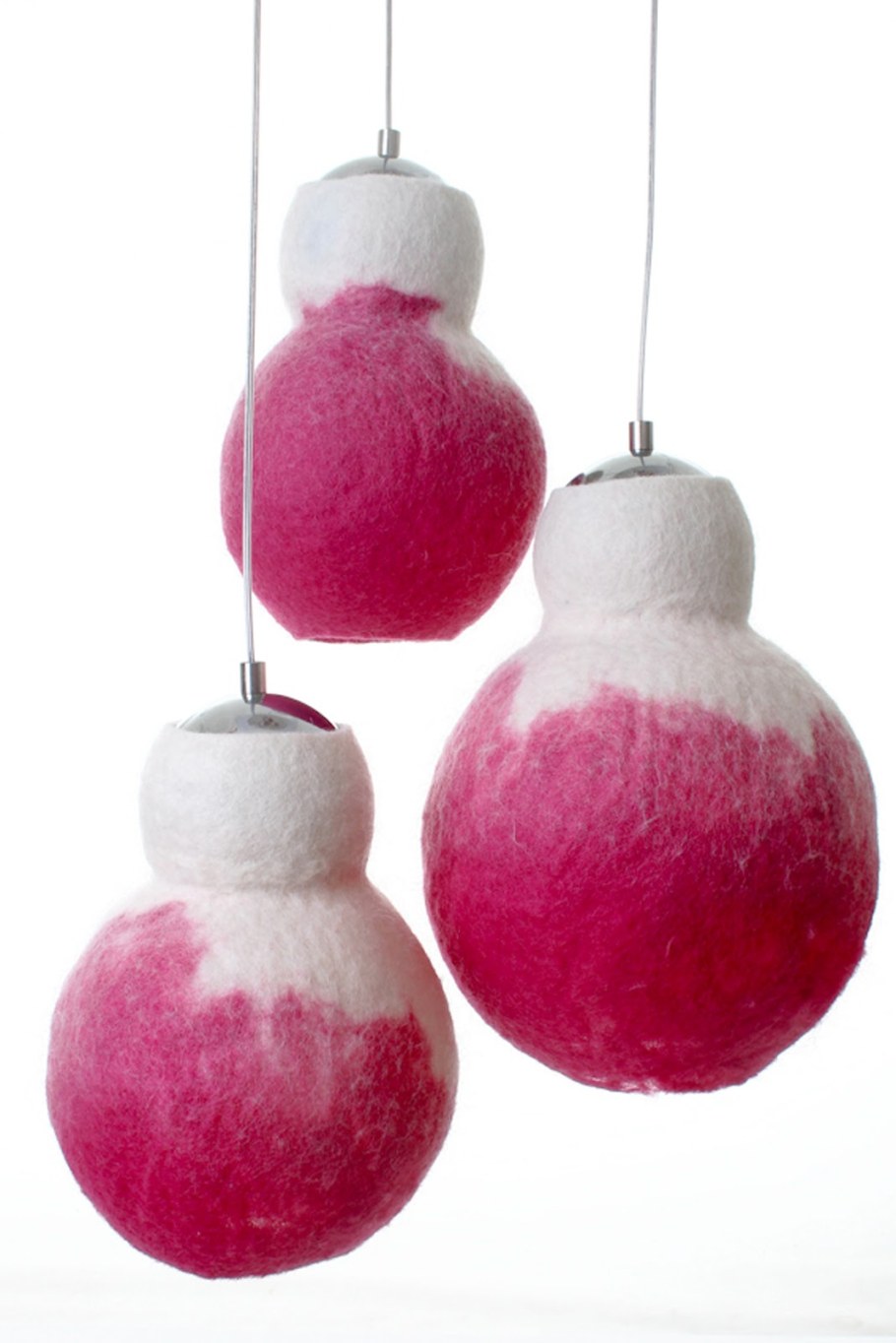 Дизайнерские светильники из Войлока