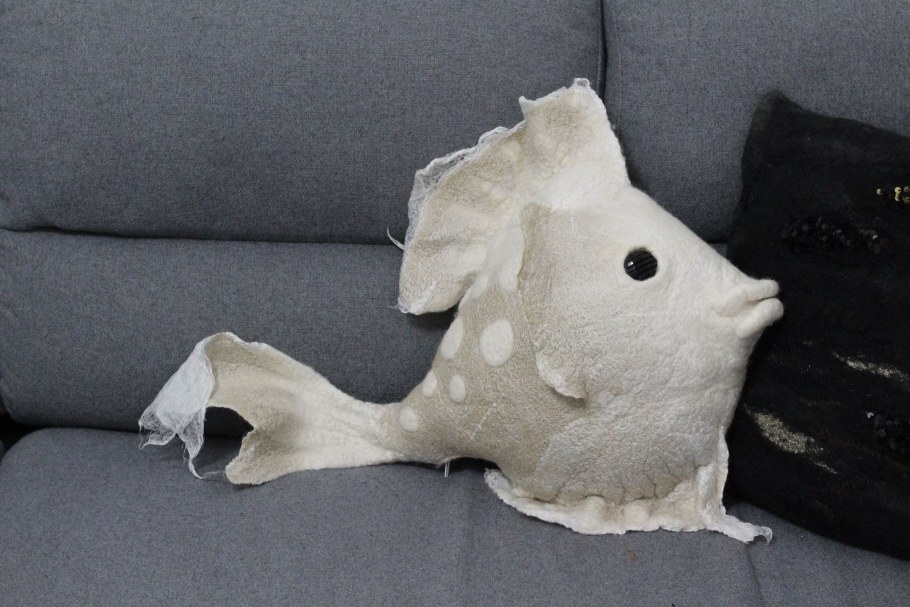 Мокрое валяние рыба