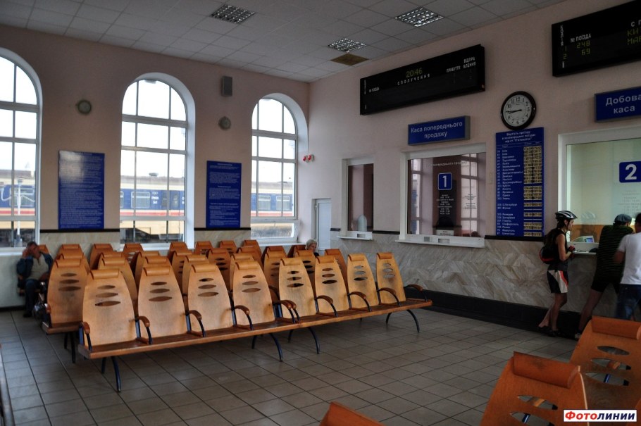 Зал ожидания станция Ипполитовка