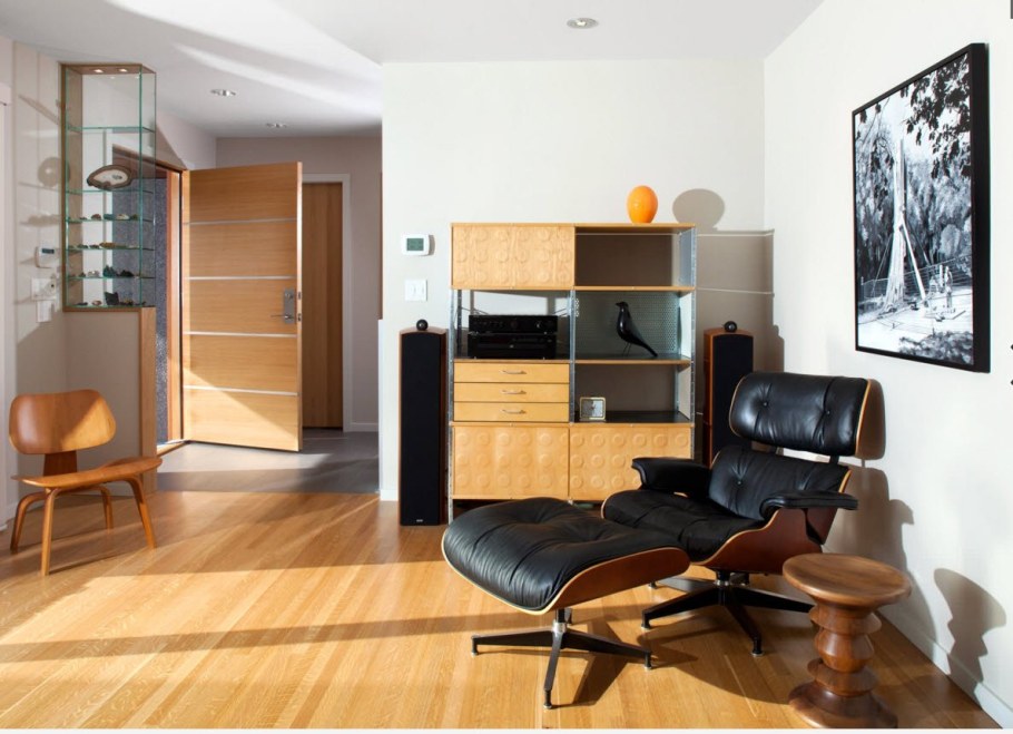 Мебель цвета орех в современном интерьере