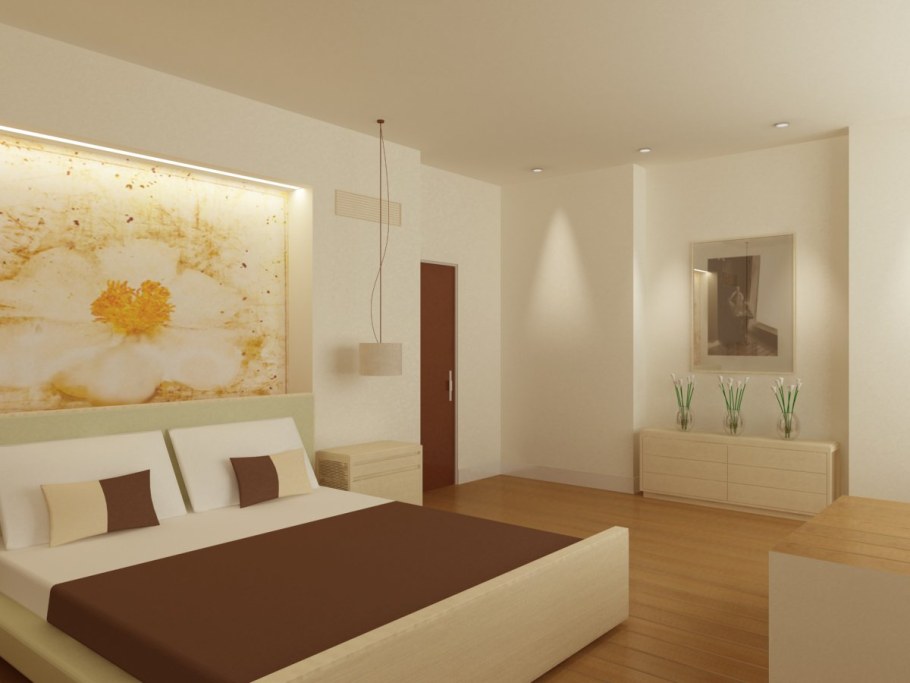 Ниши в интерьере спальни