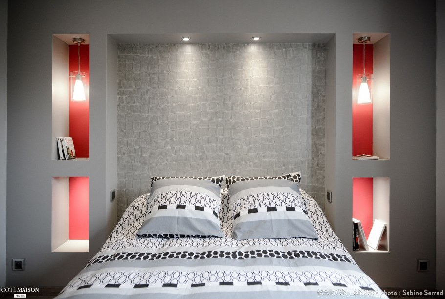 Ниша над кроватью в спальне