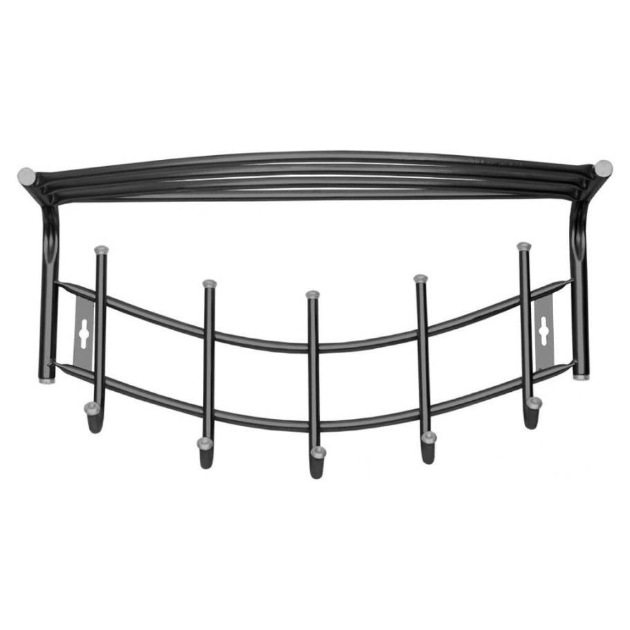 Вешалка настенная 4 с полкой для головных уборов 403х268х238мм. Вп4 Ника