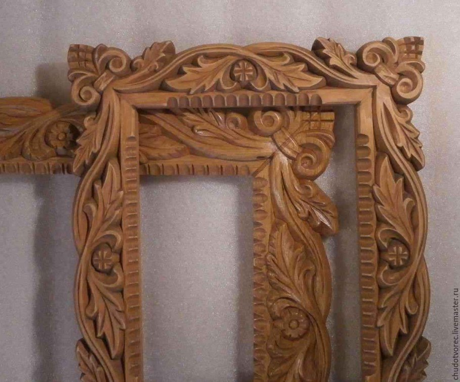Резьба по дереву рамки