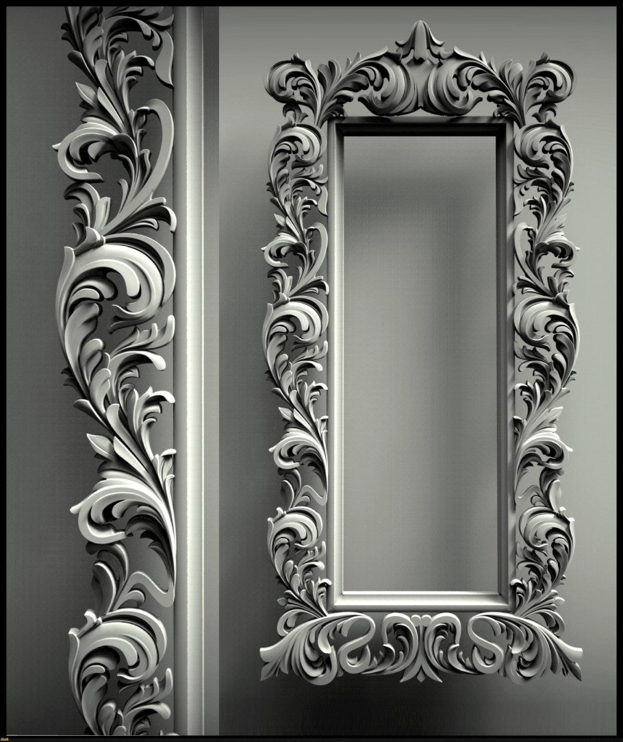 Гипсовые рамки для зеркал