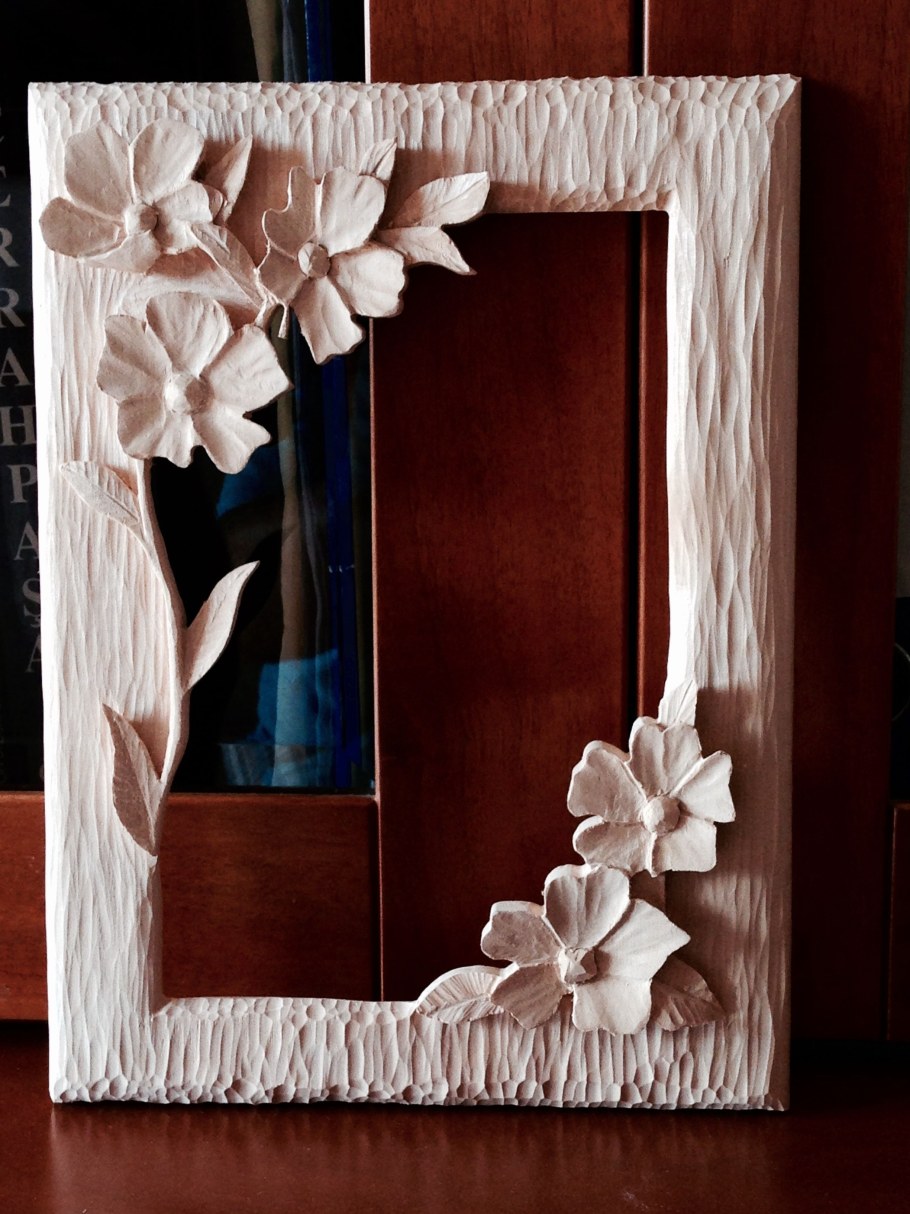 Резьба по дереву рамка для зеркала