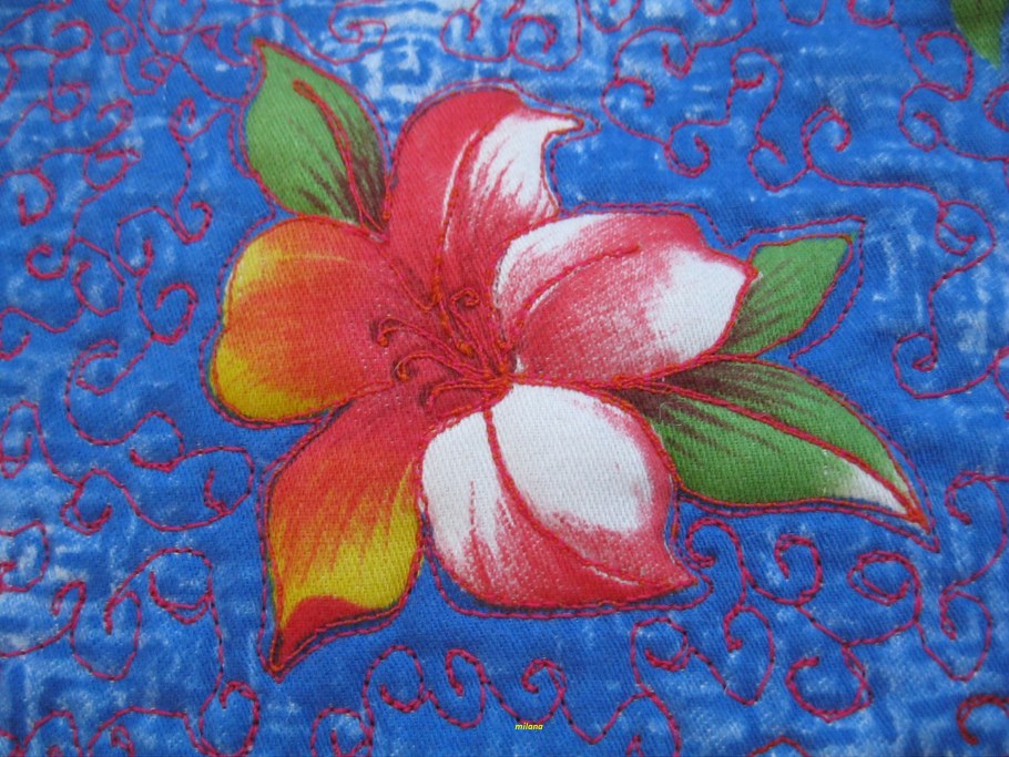 Цветное трапунто