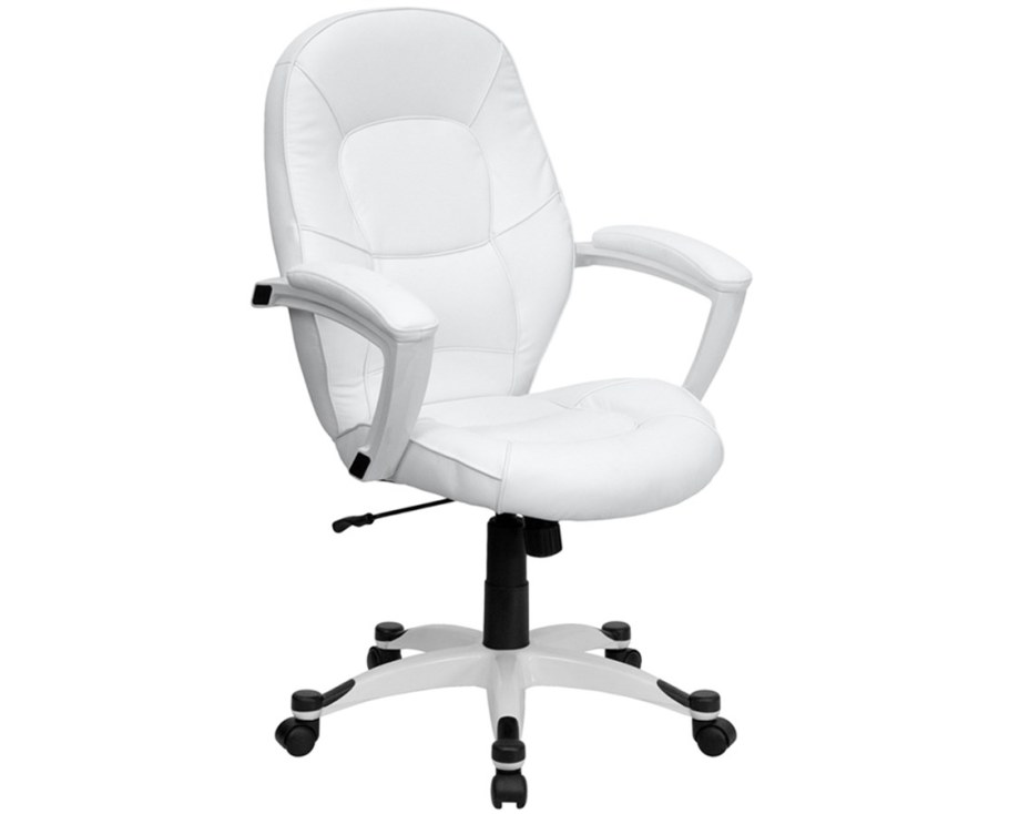Стул офисный белый