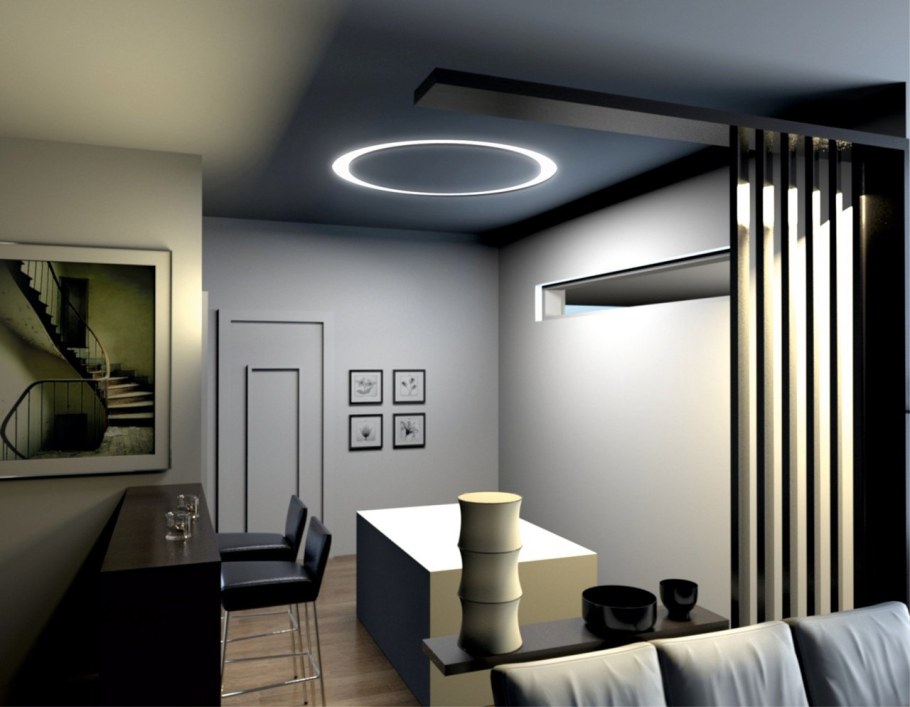 Встраиваемый кольцевой светильник