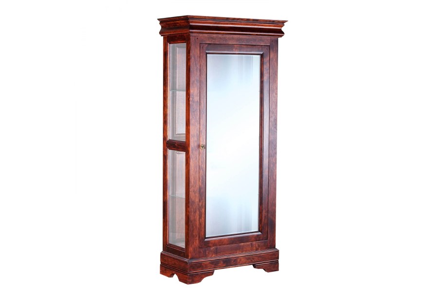 Шкаф с витриной Луи Филипп МО 28.06