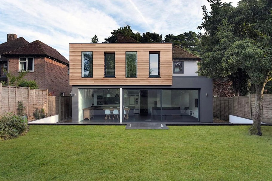 Дом с плоской крышей монолит 170 м