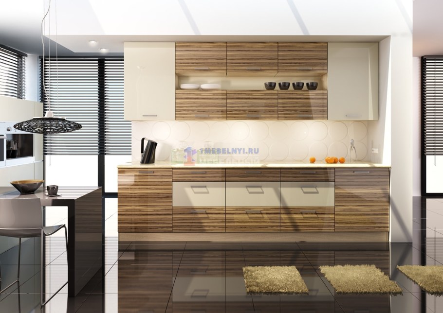 Кухня Giulia Novars зебрано темный