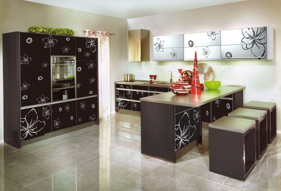 Нестандартный кухонный гарнитур