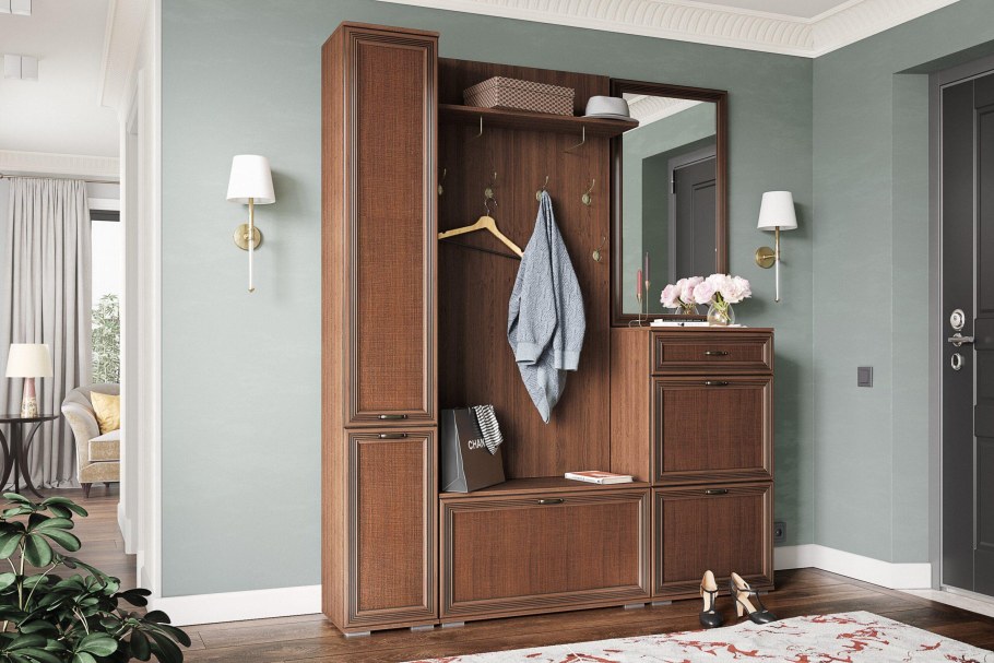 Домани прихожая Ливорно орех Донской