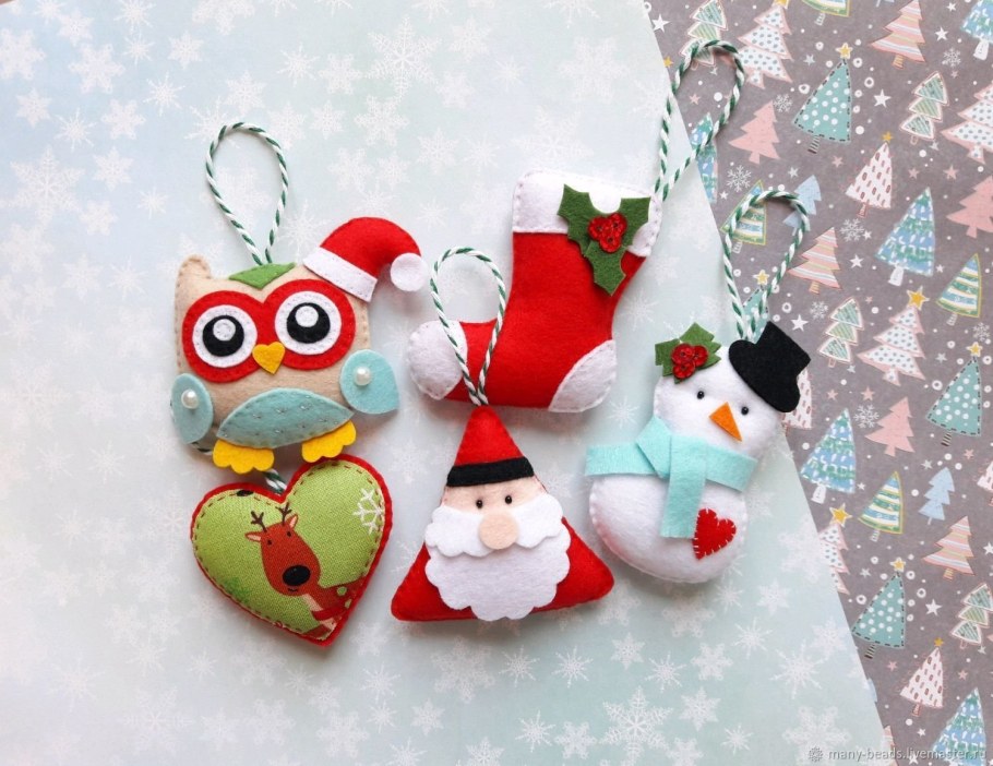 Елосные игрушки изфетра