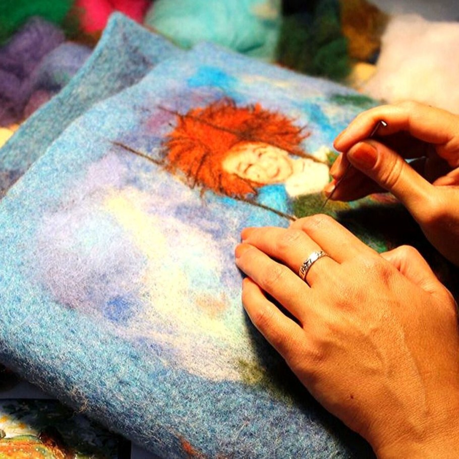 Шерсть для валяния