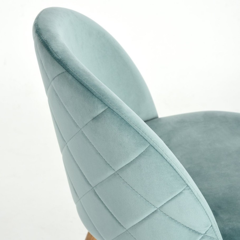 Стул Лион вельвет мятный